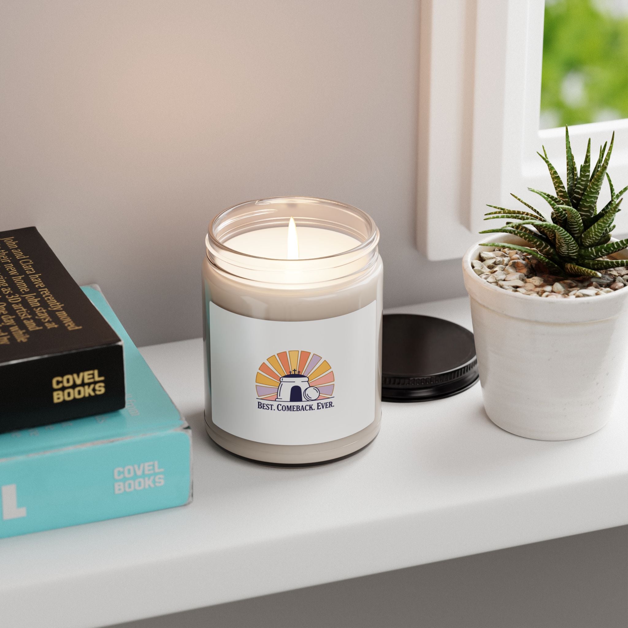 Best Comeback Ever Candle | Christian Easter decor, He Is Risen soy candle