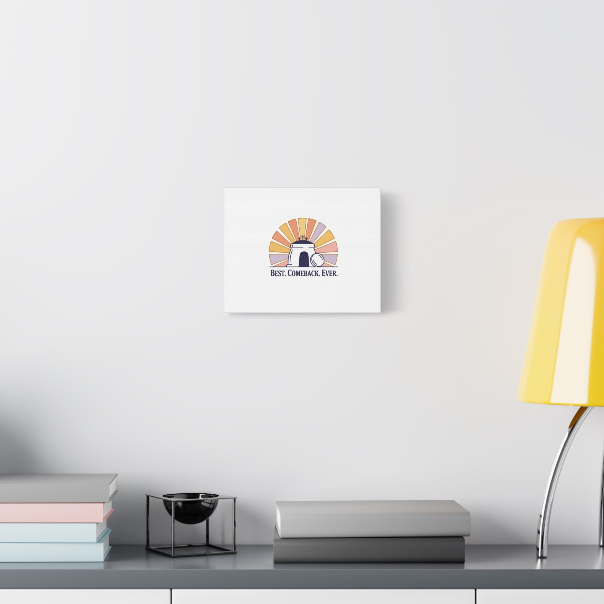 Best Comeback Ever Canvas | Christian Easter Wall Art, He Is Risen Resurrection Decor