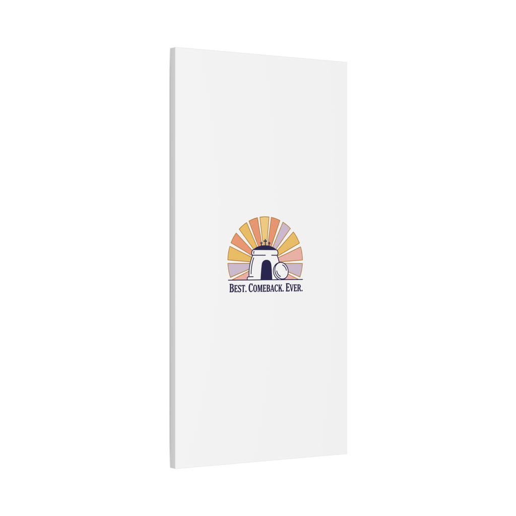 Best Comeback Ever Canvas | Christian Easter Wall Art, He Is Risen Resurrection Decor