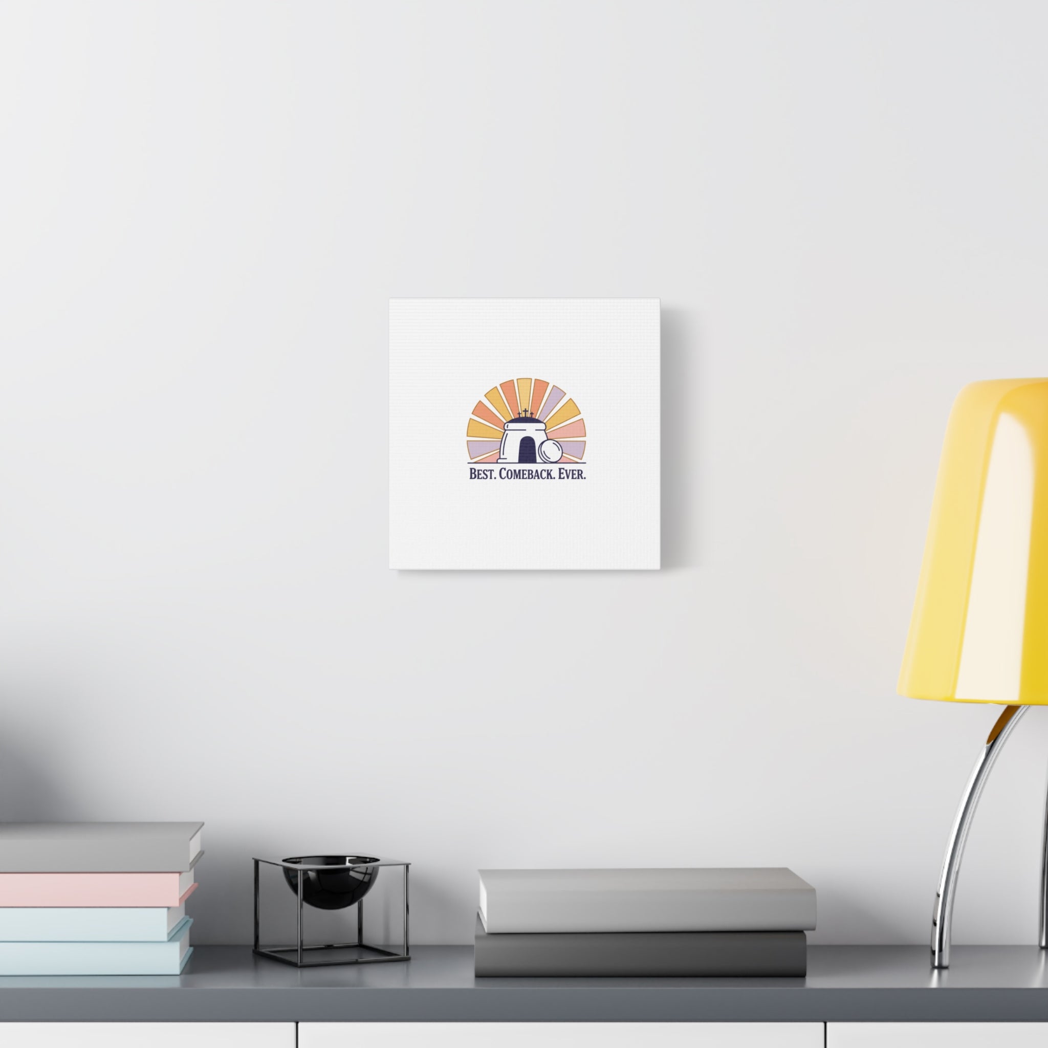 Best Comeback Ever Canvas | Christian Easter Wall Art, He Is Risen Resurrection Decor