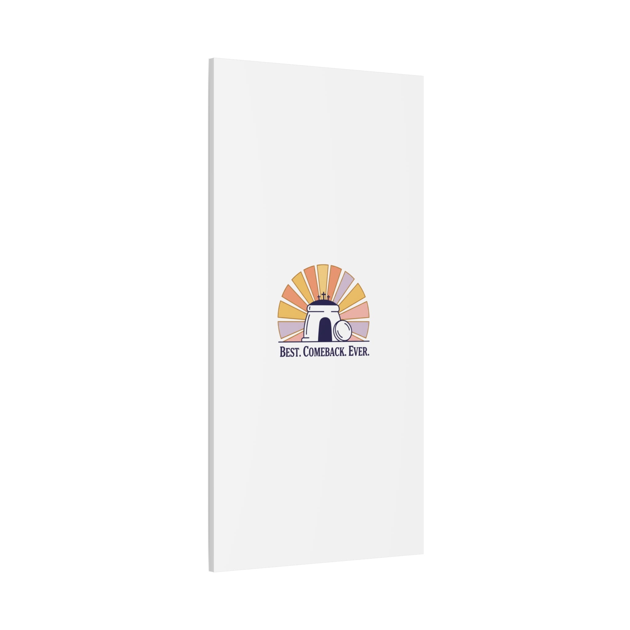 Best Comeback Ever Canvas | Christian Easter Wall Art, He Is Risen Resurrection Decor