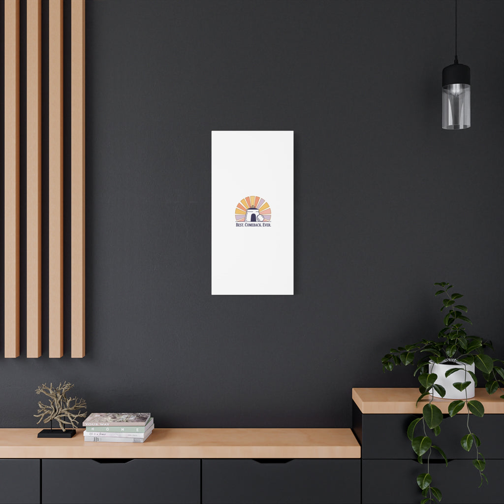 Best Comeback Ever Canvas | Christian Easter Wall Art, He Is Risen Resurrection Decor