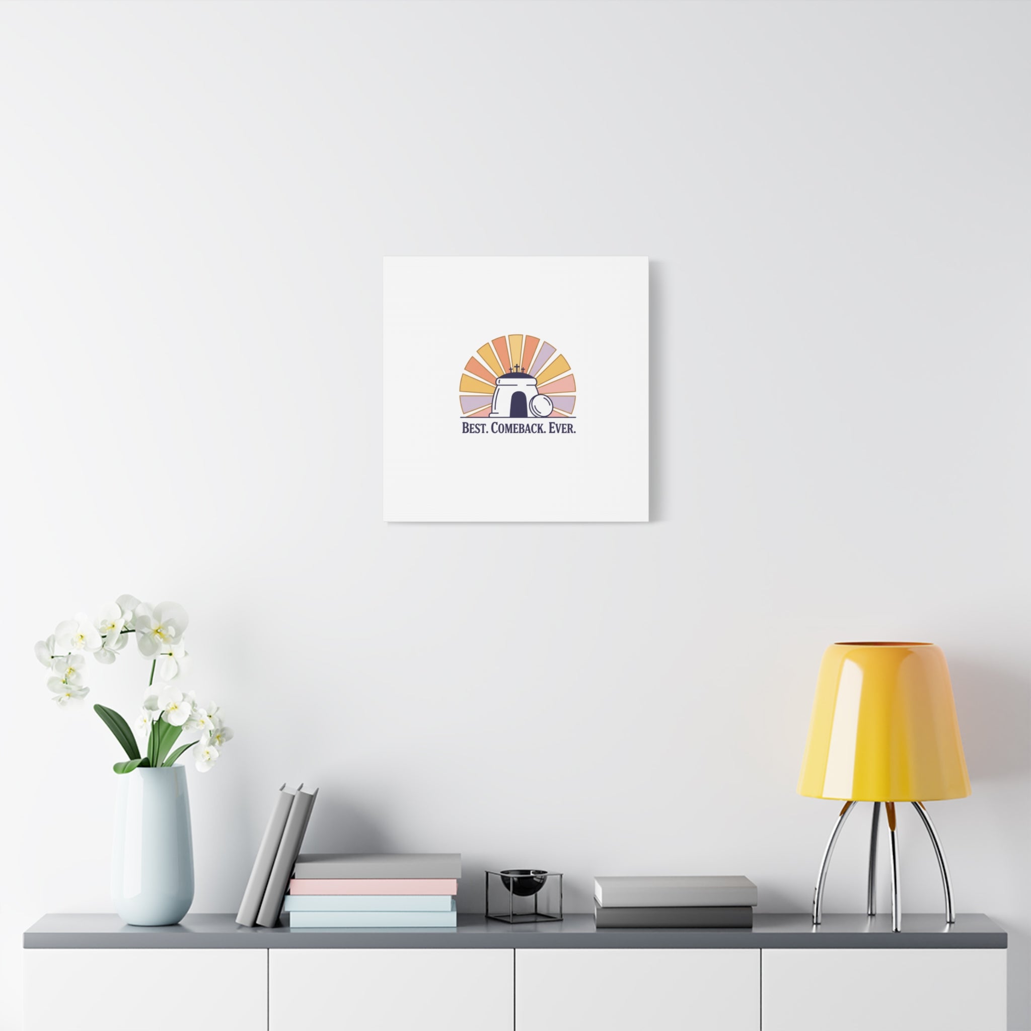 Best Comeback Ever Canvas | Christian Easter Wall Art, He Is Risen Resurrection Decor