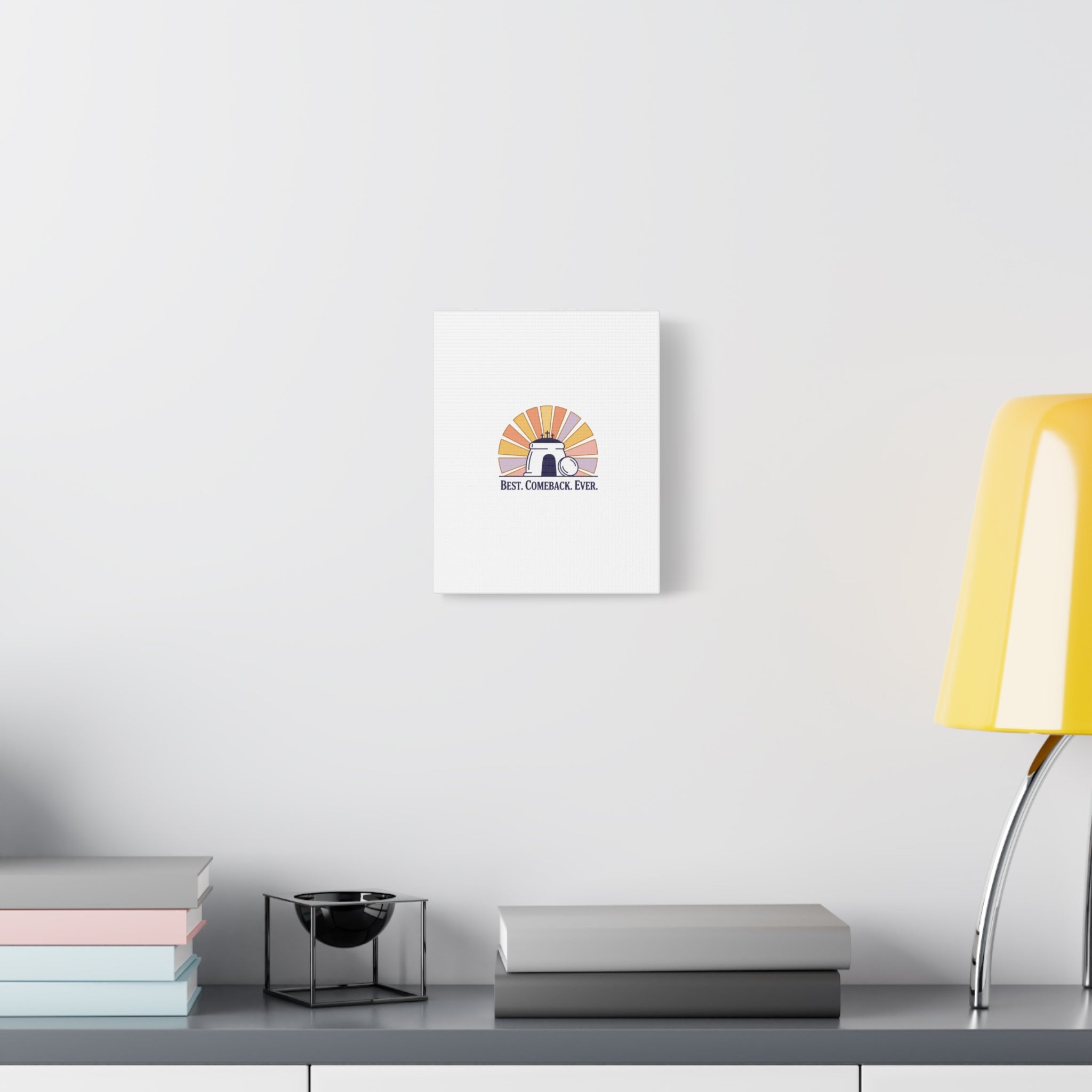 Best Comeback Ever Canvas | Christian Easter Wall Art, He Is Risen Resurrection Decor