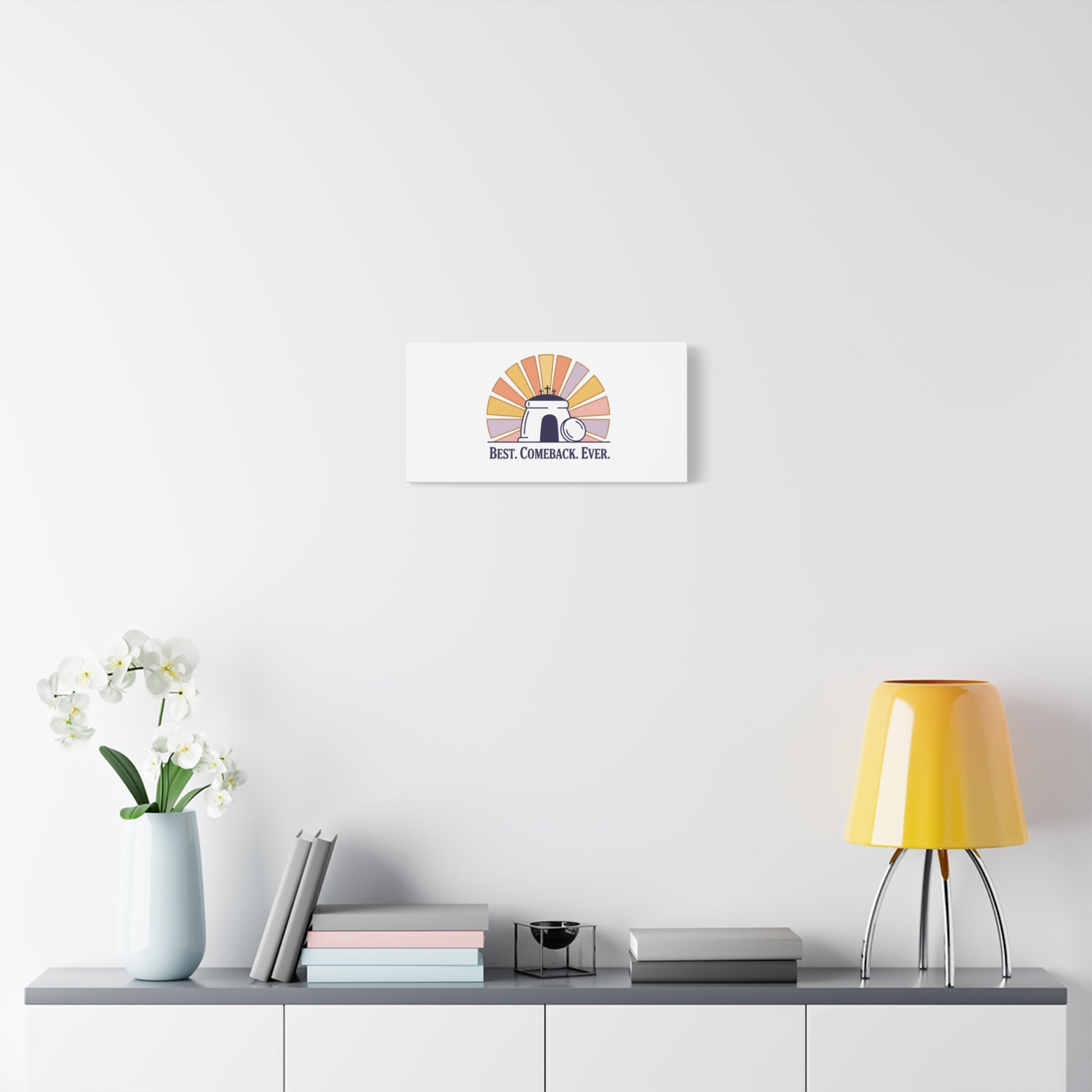 Best Comeback Ever Canvas | Christian Easter Wall Art, He Is Risen Resurrection Decor