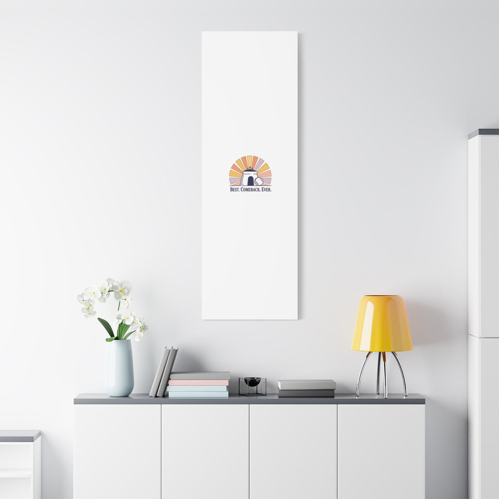 Best Comeback Ever Canvas | Christian Easter Wall Art, He Is Risen Resurrection Decor