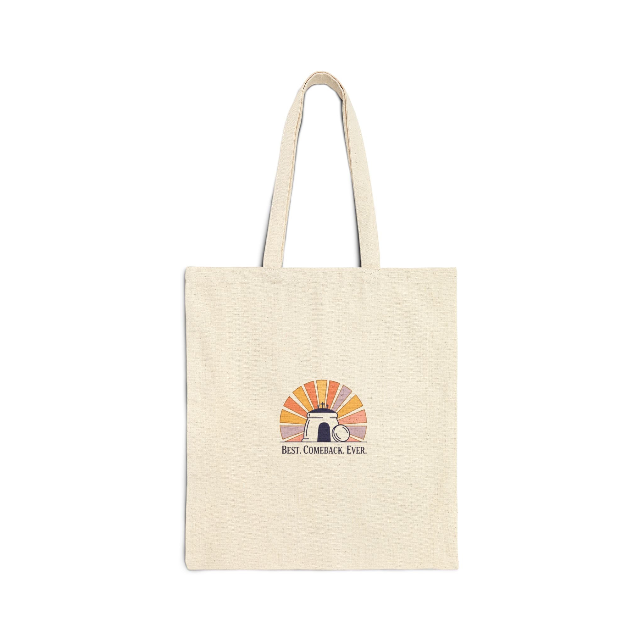 He Is Risen Sunrise Tote | Christian Easter, Faith-Based Humor
