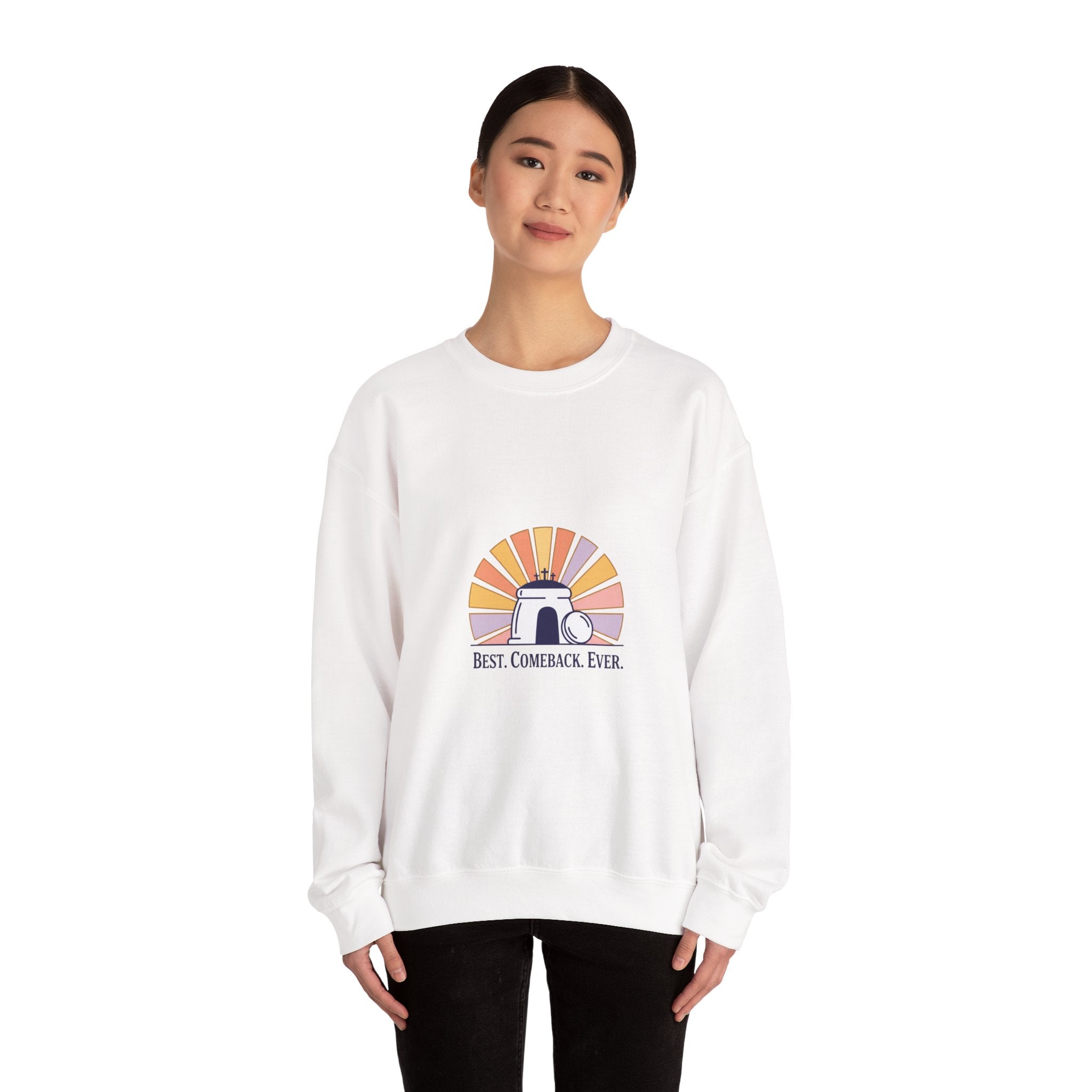 Best Comeback Ever Sweatshirt | Christian Easter shirt, He is risen