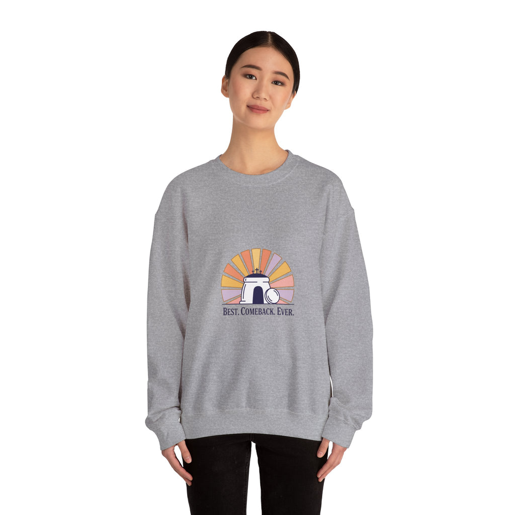 Best Comeback Ever Sweatshirt | Christian Easter shirt, He is risen
