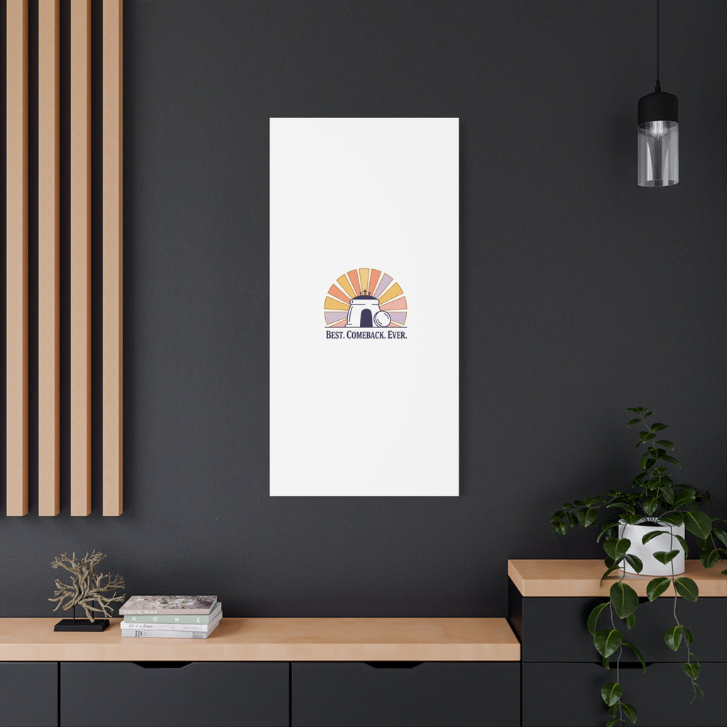 Best Comeback Ever Canvas | Christian Easter Wall Art, He Is Risen Resurrection Decor