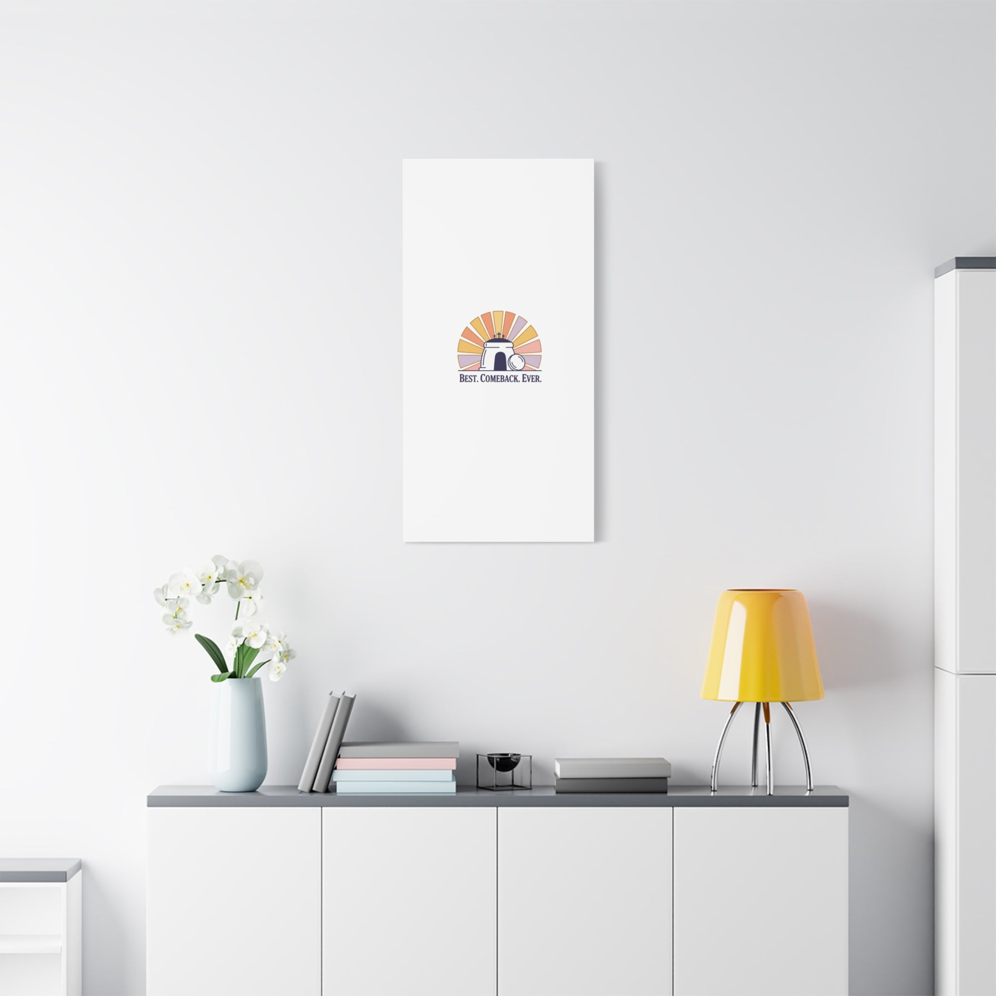 Best Comeback Ever Canvas | Christian Easter Wall Art, He Is Risen Resurrection Decor