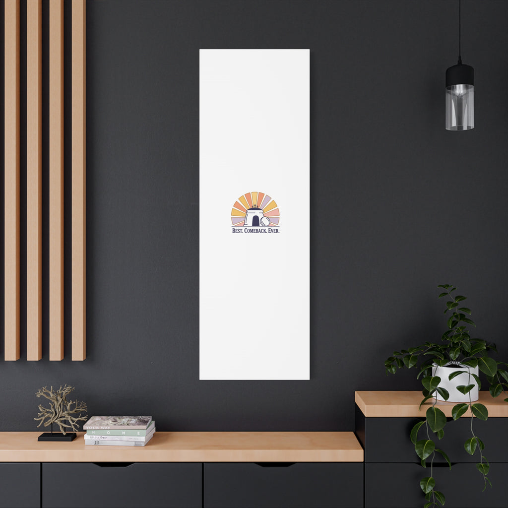 Best Comeback Ever Canvas | Christian Easter Wall Art, He Is Risen Resurrection Decor