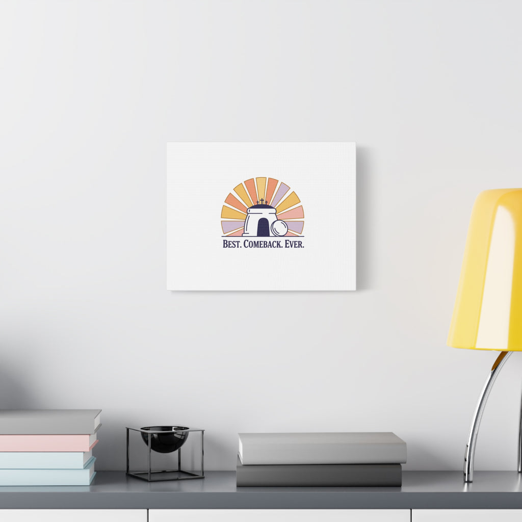 Best Comeback Ever Canvas | Christian Easter Wall Art, He Is Risen Resurrection Decor