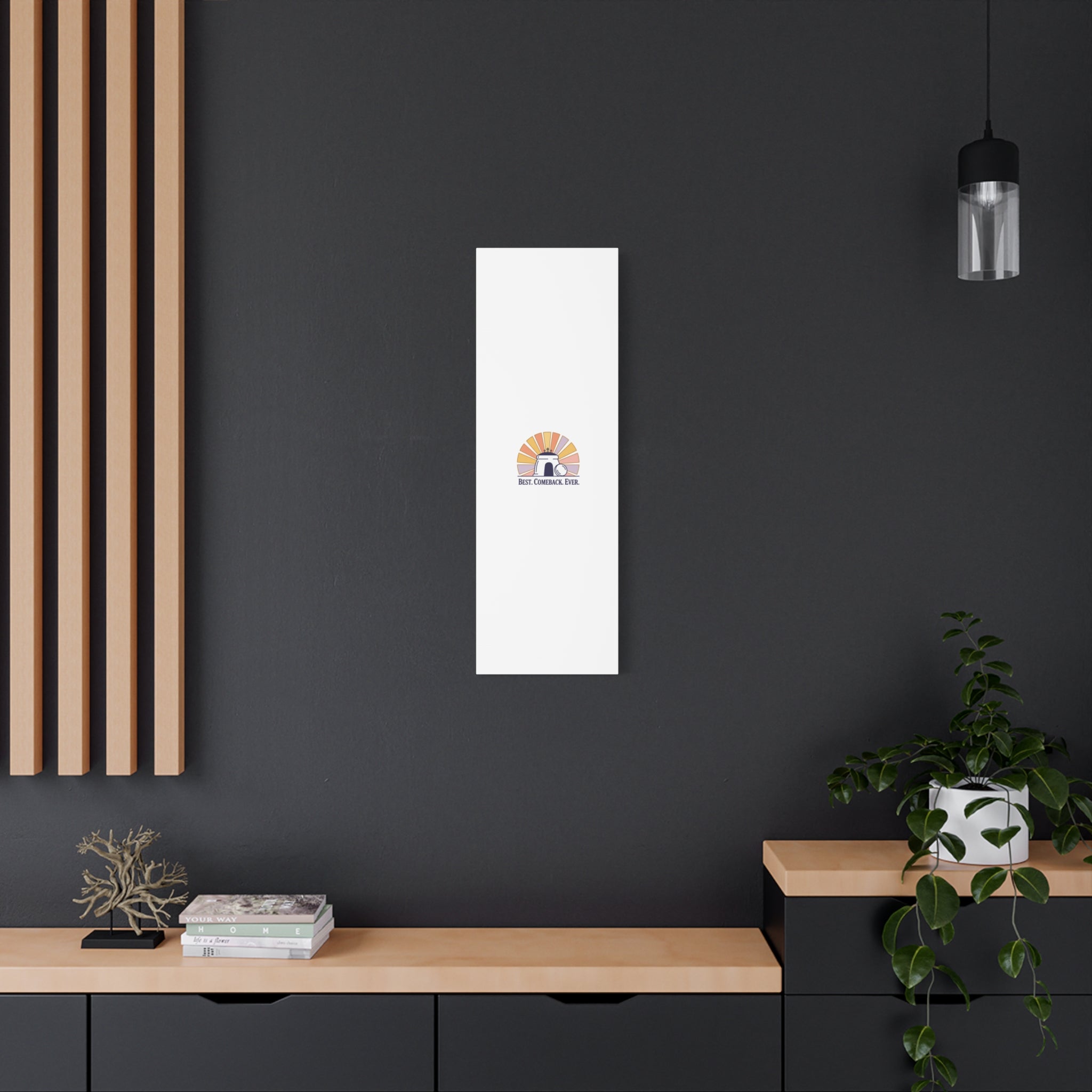 Best Comeback Ever Canvas | Christian Easter Wall Art, He Is Risen Resurrection Decor
