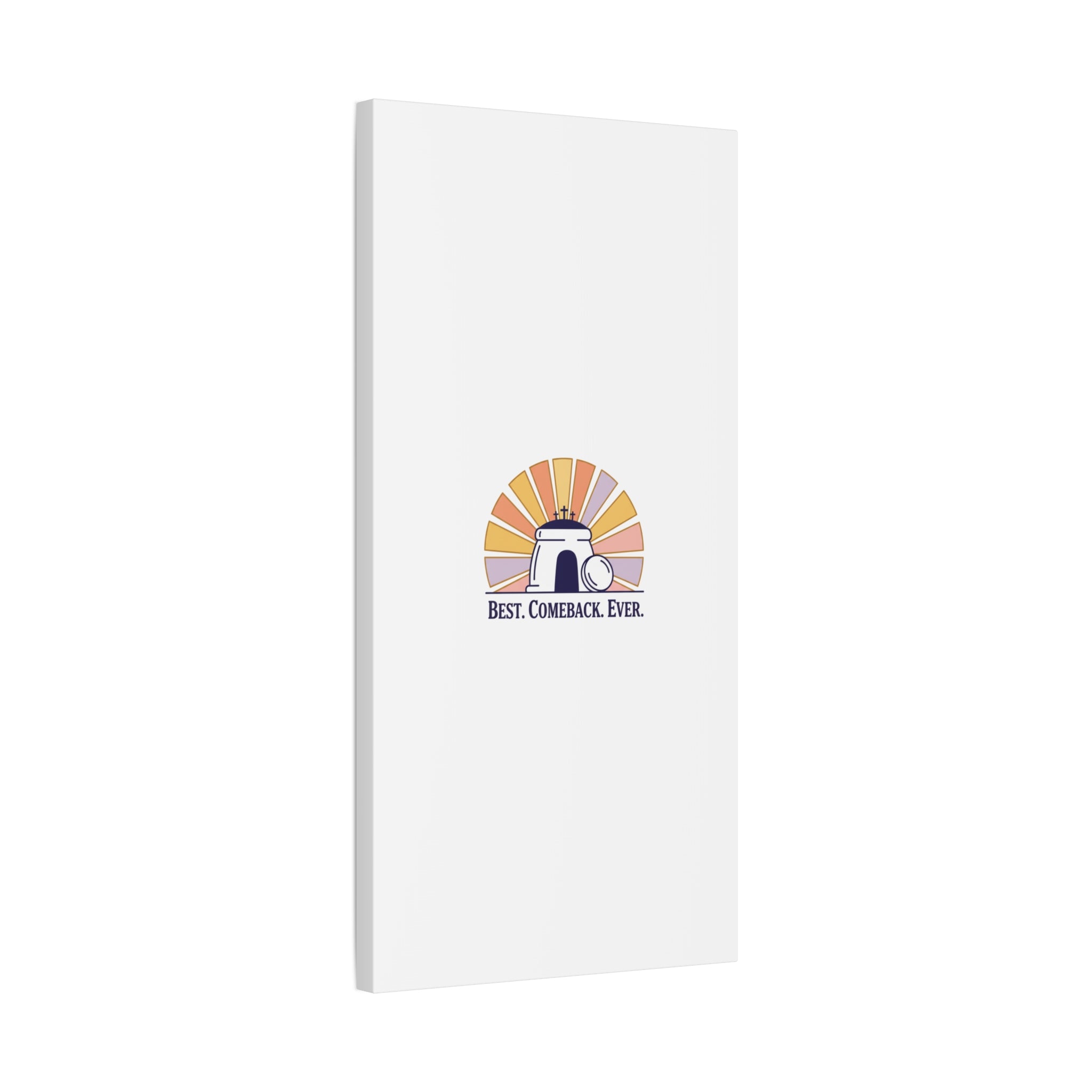 Best Comeback Ever Canvas | Christian Easter Wall Art, He Is Risen Resurrection Decor