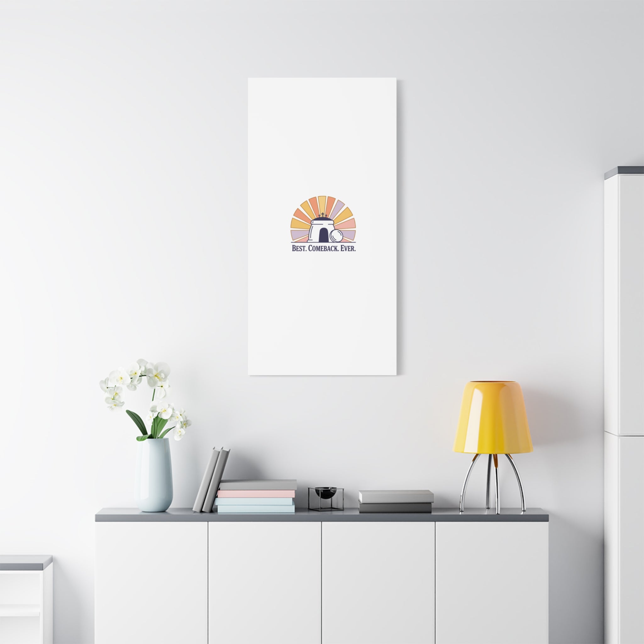 Best Comeback Ever Canvas | Christian Easter Wall Art, He Is Risen Resurrection Decor