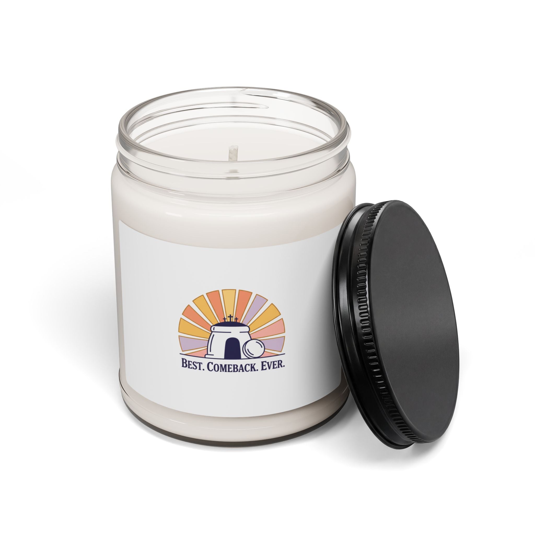 Best Comeback Ever Candle | Christian Easter decor, He Is Risen soy candle